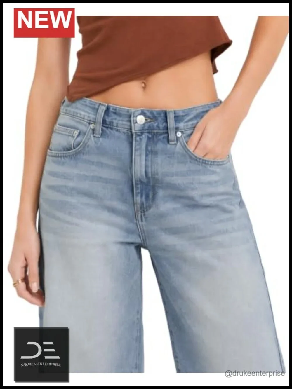Tall Baggy Jeans for Women 32 Inch Inseam Loose Wide Leg